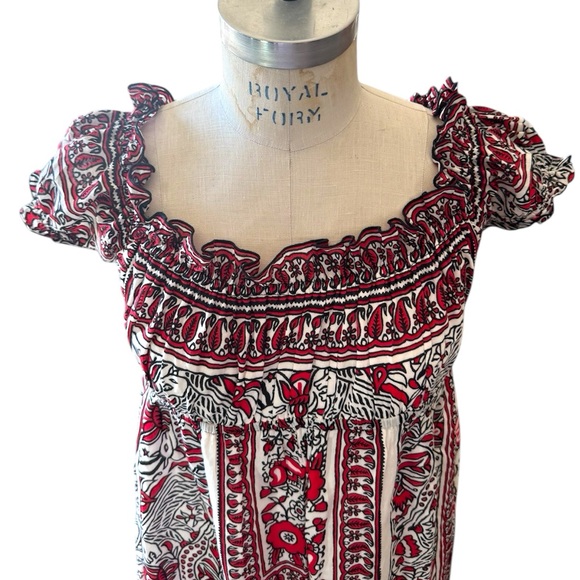 Anna Sui Red Poppy dress from the Spring/Summer 2007 collection. 
Size Medium - Picture 3 of 12